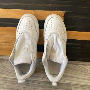 Nike Court Borough Low 2 White Sneakers Youth 6.5Y BQ5448-100 H-5